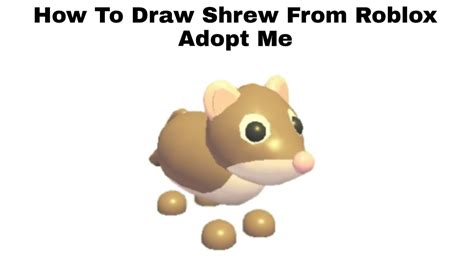 How To Draw Shrew From Roblox Adopt Me - Step By Step - YouTube