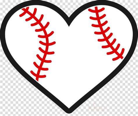 Download Baseball Heart Png Clipart Softball Baseball Heart - Baseball ...