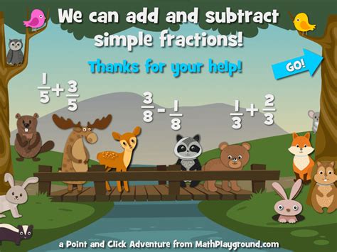 Fraction Forest Teacher's Guide | Adding Fractions Part 1 | Math Playground