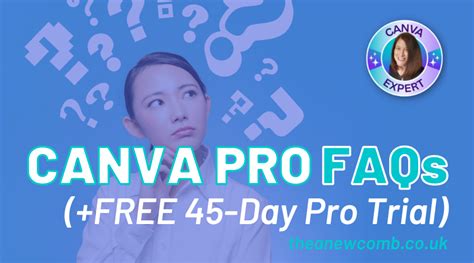 Canva Pro FAQs + Free Canva Pro Trial Link