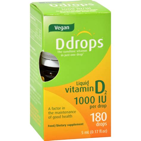 D Drops Vitamin D Drops 1000 IU - 180 Drops - .17 oz - Walmart.com ...