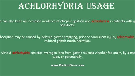 achlorhydria: How to pronounce achlorhydria with Phonetic and Examples - YouTube