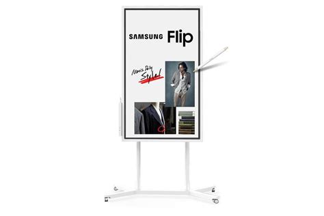 55” 4K UHD Flip Interactive Digital Flipchart (WMH Series) | Smart Signage | Samsung Display ...