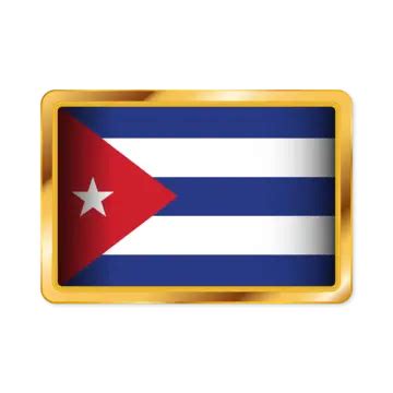 Cuba Flag With Square Badge Vector, Cuba, Cuba Flag, Cuba National Day ...