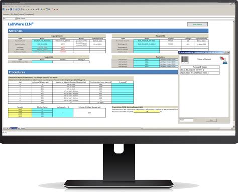 Electronic Laboratory Notebook Integrated with LabWare LIMS