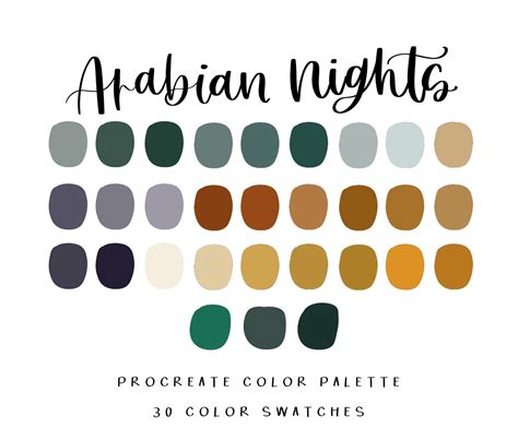 Arabian Night color palette | Color schemes colour palettes, Color palette, Color palette design