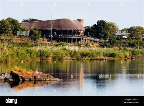 South Africa, Kruger National Park, Lower Sabie rest camp Stock Photo ...