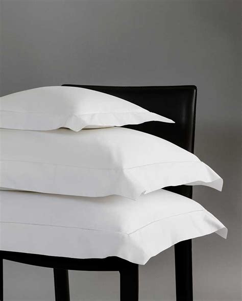 White Cotton Percale Sheets & Bedding - Sferra Analisa