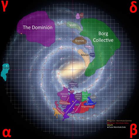 Map Of The Galaxy The 4 Quadrants Star Trek Star Trek - vrogue.co