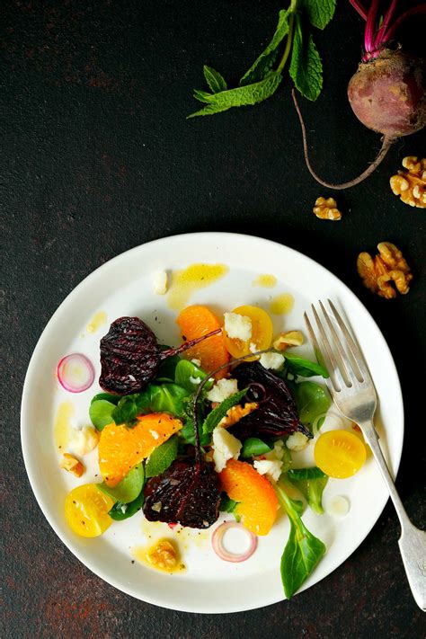 Roasted Beetroot Salad with Orange & Goat's Cheese - The Last Food Blog