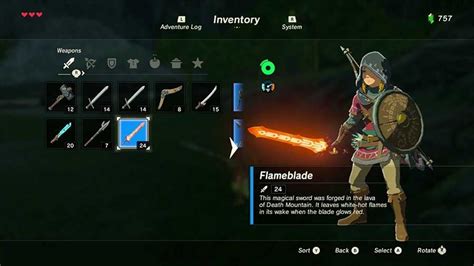 Flameblade - The Legend of Zelda: Breath of the Wild Wiki Guide - IGN