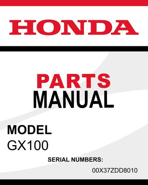 Parts Manuals - HONDA - Small Engines Pro Dealer