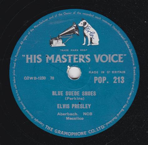 Blue suede shoes / tutti frutti by Elvis Presley, 1956, 10inch, His ...