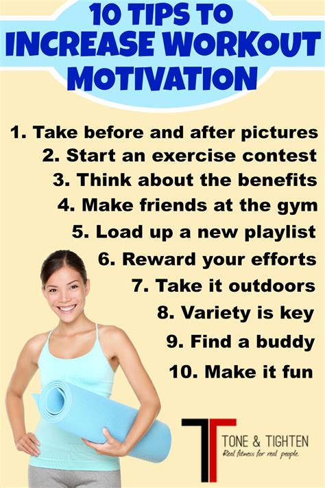 How to get motivated to workout – 10 tips | Tone and Tighten