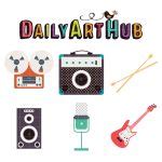 Music Instruments Clip Art Set – Daily Art Hub – Free Clip Art Everyday