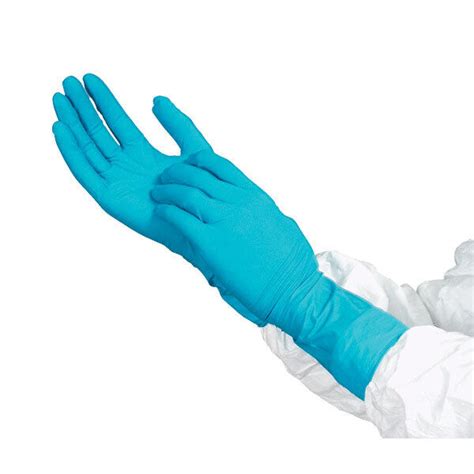 Long Cuff Nitrile Gloves Large 50 bx