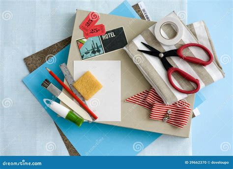 Craft and Card Stationary Supplies Stock Photo - Image of supplies, giving: 39662370