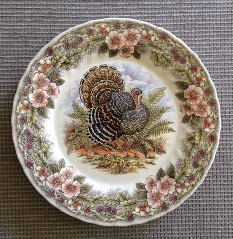 Set of 4 Dinner Plates Queen's Myott Thanksgiving | Thanksgiving china, Plates, Thanksgiving ...