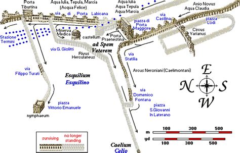 Roman Aqueduct Map