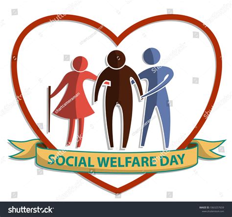 Social Welfare Day Vector Flat Symbol Stock Vector (Royalty Free) 1063257659 | Shutterstock