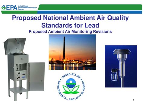 PPT - Proposed National Ambient Air Quality Standards for Lead Proposed ...