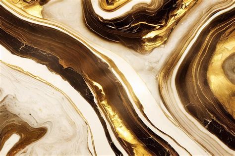 Premium AI Image | Abstract marble gold and brown luxury abstract ...