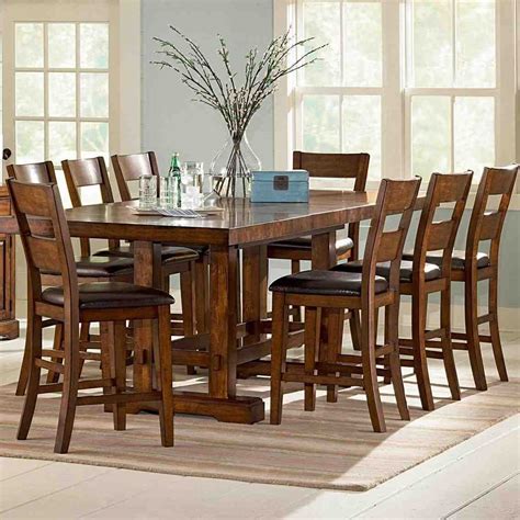 High Top Dining Table with 8 Chairs | Counter height dining sets ...