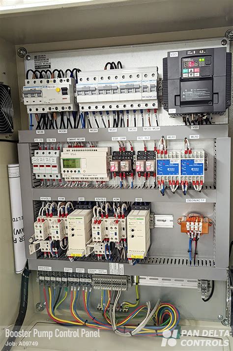 Booster Pump Control Panel - Pan Delta Controls Pte Ltd