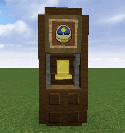 Minecraft grandfather clock | Minecraft decorations, Minecraft statues ...