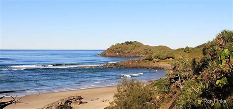 "Cabarita Headland" by Ron Finkel | Redbubble