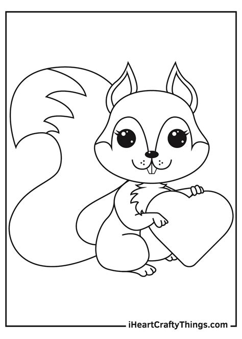 Printable Squirrels Coloring Pages (Updated 2021)