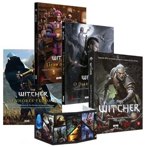 The Witcher RPG 2a. edição + 3 Suplementos Livro de RPG Devir
