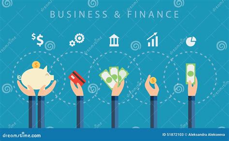 Business and Finance Vector Background Stock Vector - Illustration of commercial, blue: 51872103