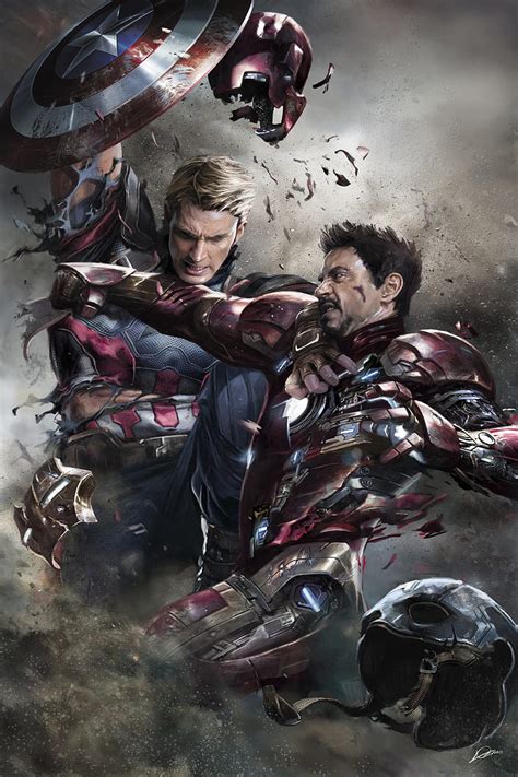 Captain Vs Iron Man, armor, marvel, rogers, shield, stark, steve, tony, HD phone wallpaper | Peakpx