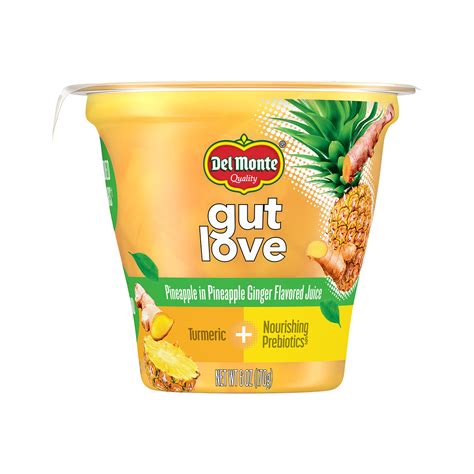 Del Monte® Fruit Infusions: Gut Love, Pineapple in Pineapple Ginger Flavored Juice | Del Monte ...