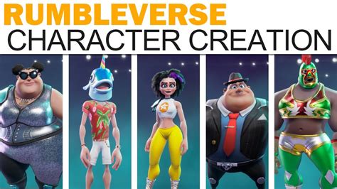 Rumbleverse - Full Character Customization (Male & Female, All Bodies ...