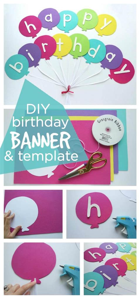 30 Creative Diy Birthday Banner Ideas – Page 16 – Foliver Blog For Diy Birthday Banner Template ...