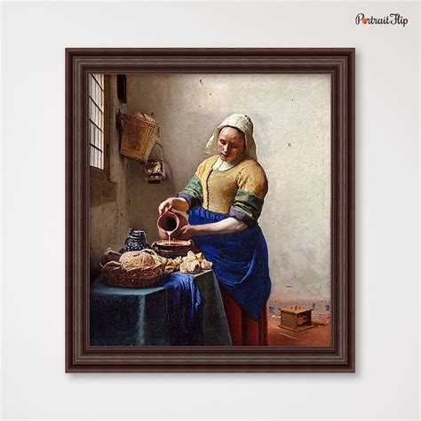 The Milkmaid Painting Reproduced in Oil | 100% Handpainted