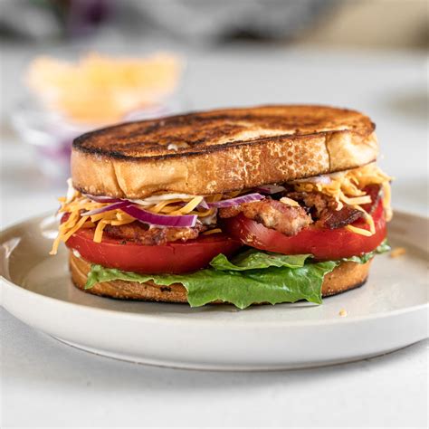 Ultimate BLT Sandwich with Cheese and Red Onion - A Flavor Journal