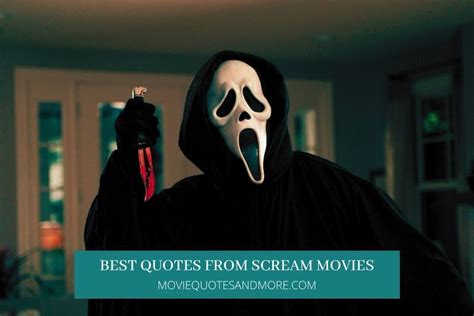 The Best Quotes from All Scream Movies – MovieQuotesandMore