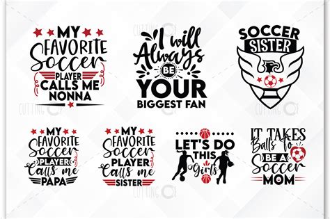 Soccer svg bundle, soccer quotes svg set, cut files for cricut By ...