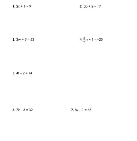 Algebra worksheet - Worksheets Library