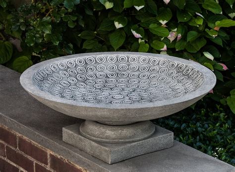 Amazon.com: Campania International B-166-FR 1-Piece Low Cirrus Birdbath ...