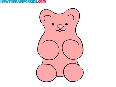 How To Draw The Gummy Bear - Buildingrelationship21