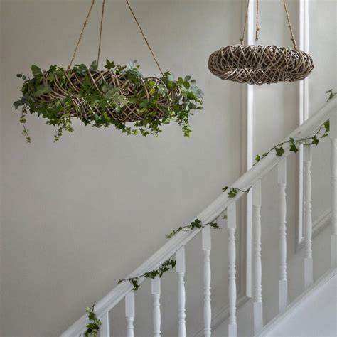 Hanging Rattan Wreath By Idyll Home | notonthehighstreet.com