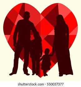 Vector Concept Family Silhouette Family On Stock Vector (Royalty Free) 550037386 | Shutterstock