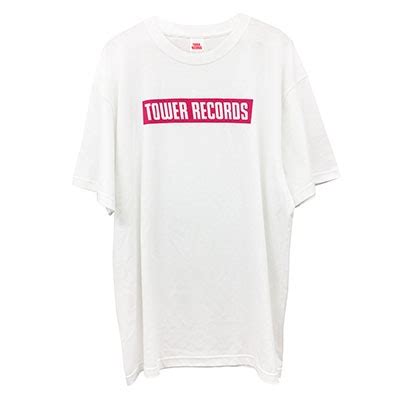 TOWER RECORDS Big T-shirts ホワイト