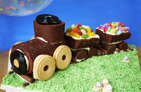 No-bake train cake recipe | GoodtoKnow