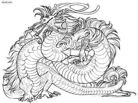 Free Chinese New Year Dragon Coloring Pages, Download Free Chinese New ...