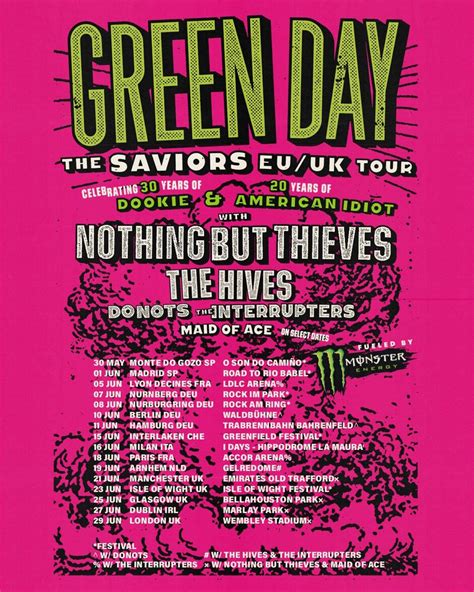 Green Day tickets: Last chance for Green Day UK tour tickets | Music ...